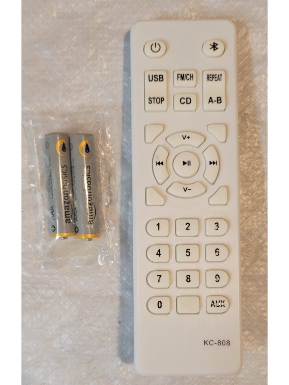Genuine Kecag Tenswall KC-808 Replacement Remote For Wall Mounted CD Player